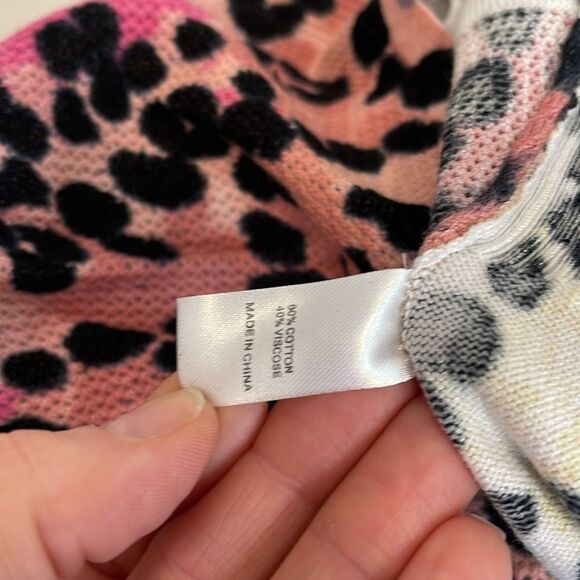 Central Park West Leopard Crewneck Sweater NWT - Picture 6 of 6